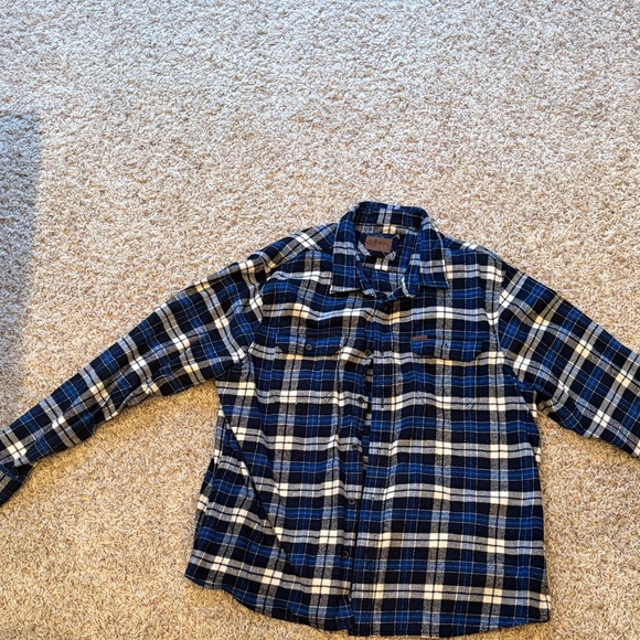 Other - Blue and White Plaid Shirt
